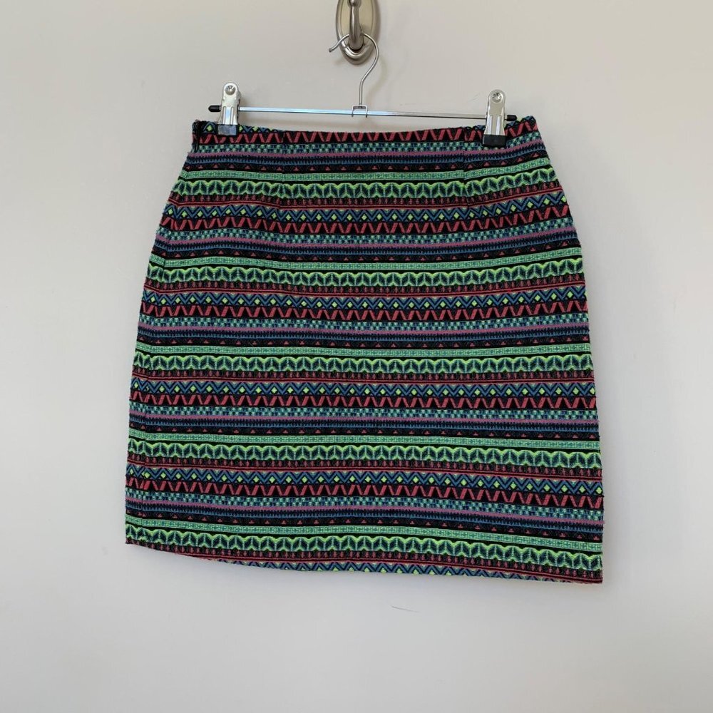 Shrinking Violet Sz Small Womens Colorful Skirt